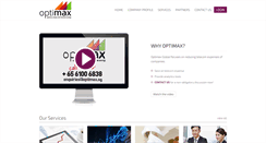 Desktop Screenshot of optimax.sg
