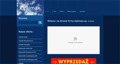 Desktop Screenshot of optimax.pl