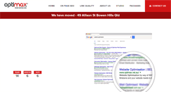 Desktop Screenshot of optimax.net.au