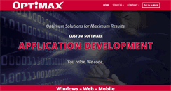 Desktop Screenshot of optimax.com