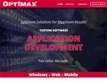 Tablet Screenshot of optimax.com