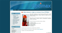 Desktop Screenshot of optimax.sk