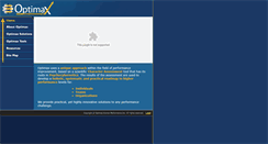 Desktop Screenshot of optimax.org